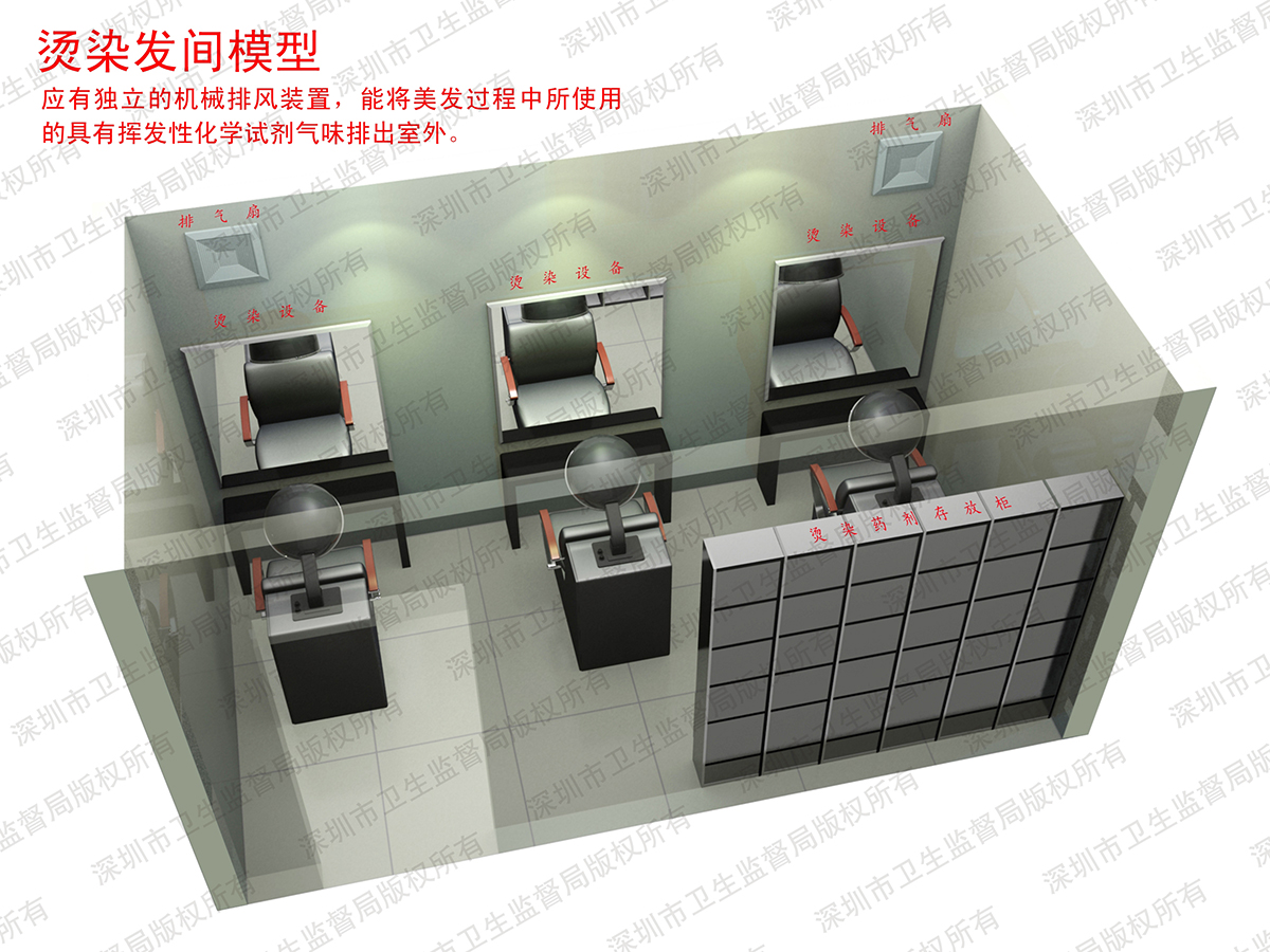 烫染发间模型
